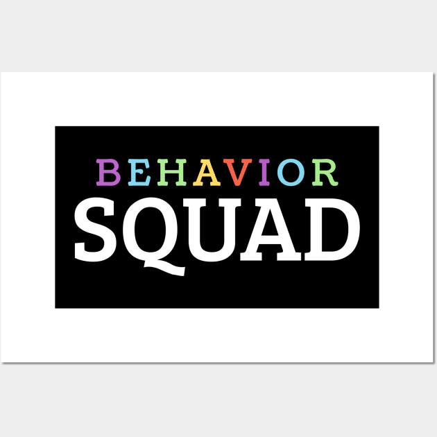 Behavior Squad - Colorful Bold Wall Art by Retusafi